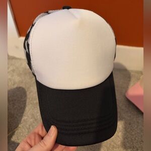 Black and White Trucker Hat
